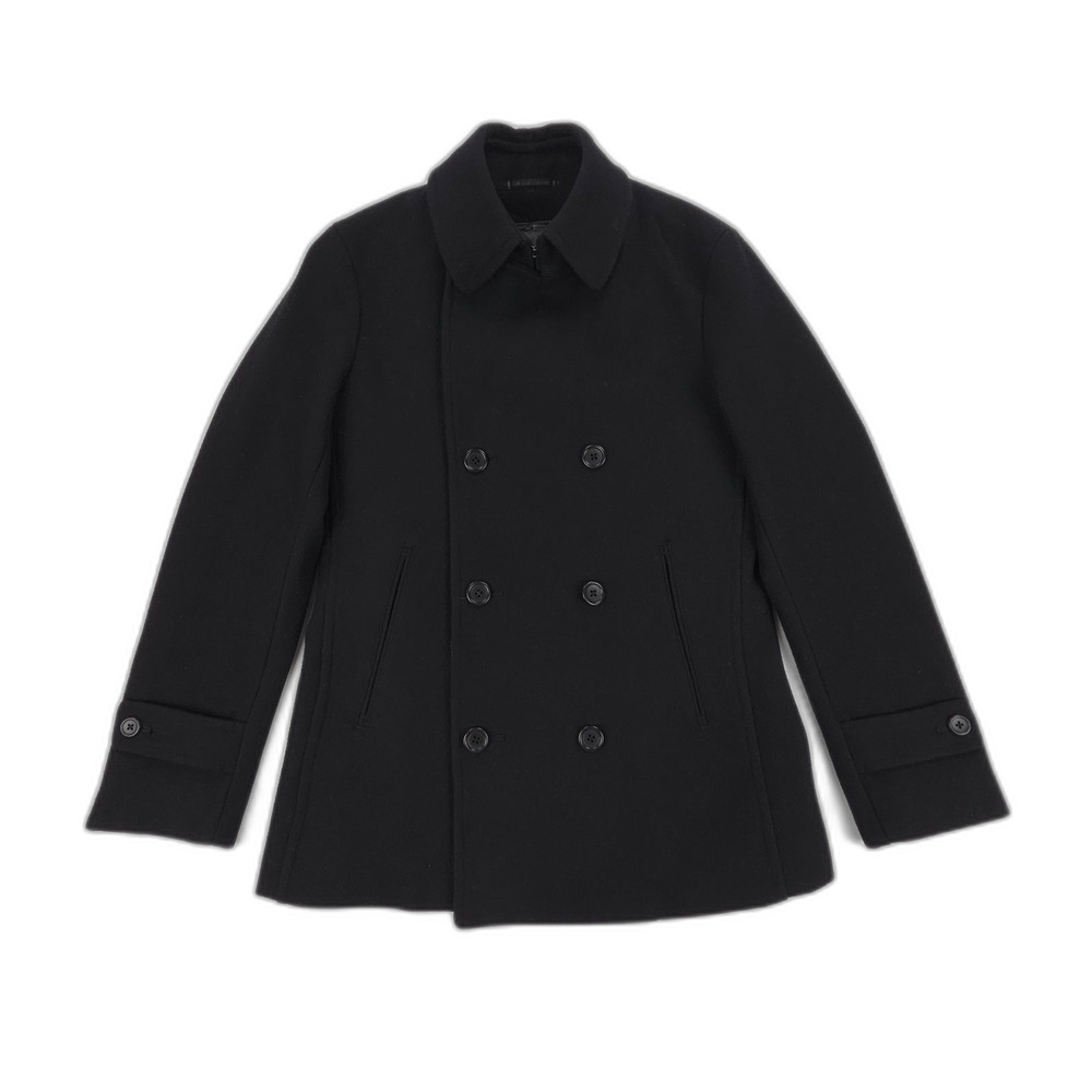 UNIQLO Wool Collection Double Breasted Military Coat Boho Old Money Quiet Luxury